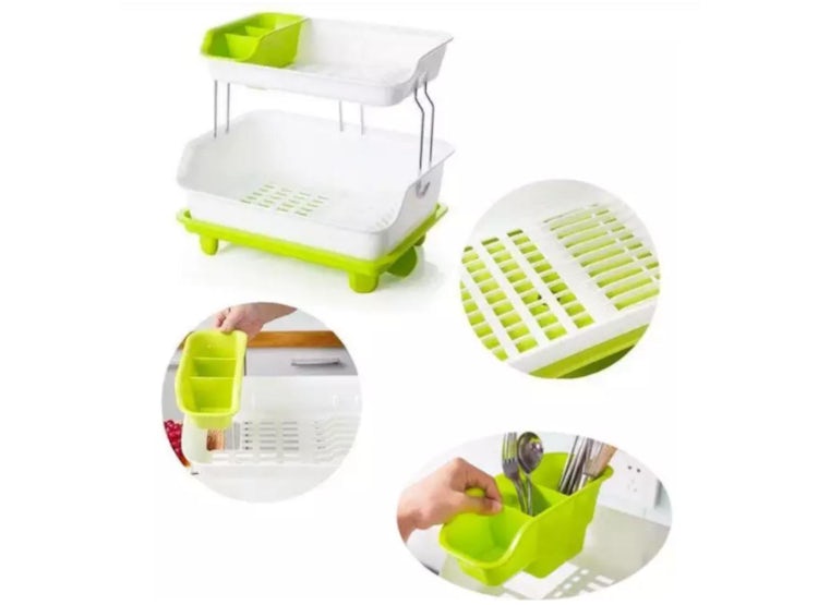 ESCURRIDOR DE PLATOS DISH RACK 2 NIV