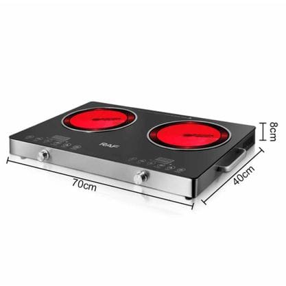 COCINA DE INDUCCION DE 2 HORNILLAS DE 7000W R.8050