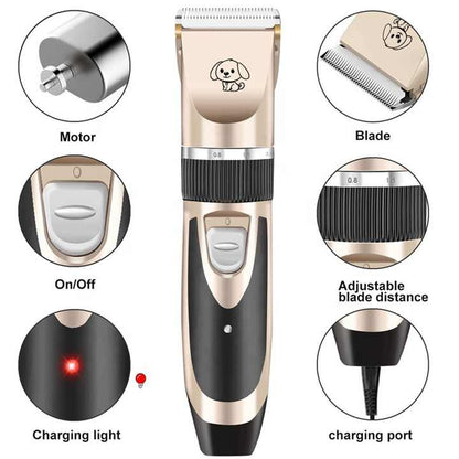 KIT CORTA PELO DE MACOTA RECARGABLE