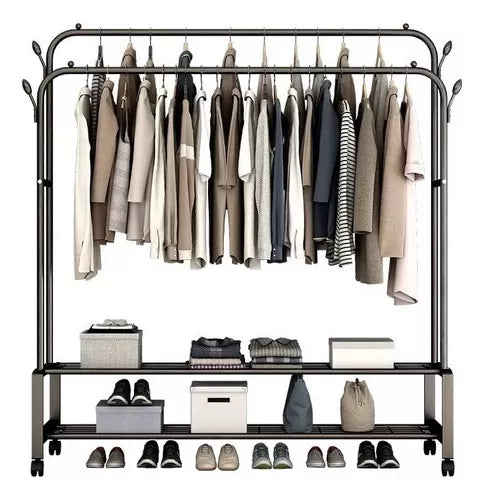 PERCHERO DE ROPA CON RUEDAS YP-610