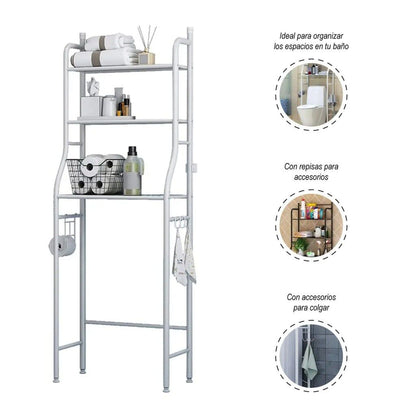 ORGANIZADOR DE BAÑO  METÁLICO