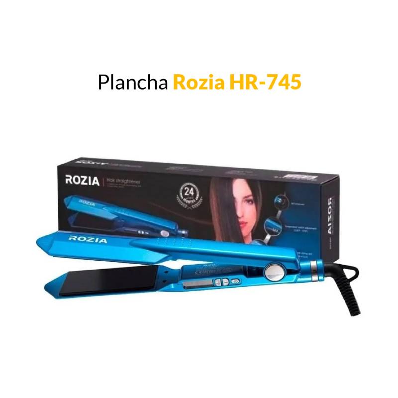 PLANCHA ROZIA AZUL RH-745