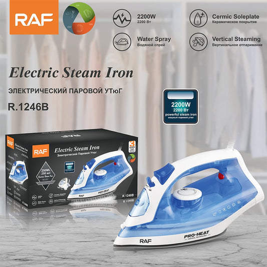 PLANCHA DE VAPOR ELECTRICA 1600W RAF R.1246B