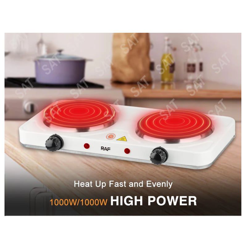 COCINA ELECTRICA RAF 2 HORNILLAS R.8020A