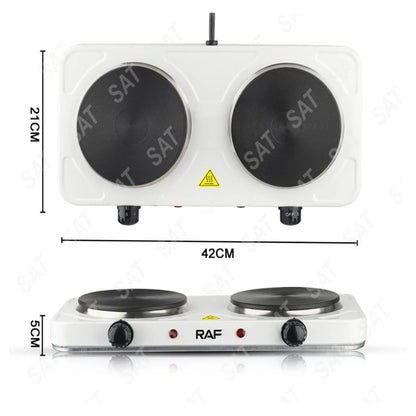 COCINA ELECTRICA RAF 2 HORNILLAS R.8020A