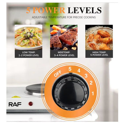 COCINA ELECTRICA RAF 2 HORNILLAS R.8020A