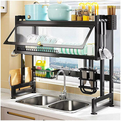 KITCHEN RACK DE 2 NIVELES CON TAPA