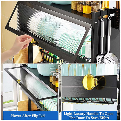 KITCHEN RACK DE 2 NIVELES CON TAPA