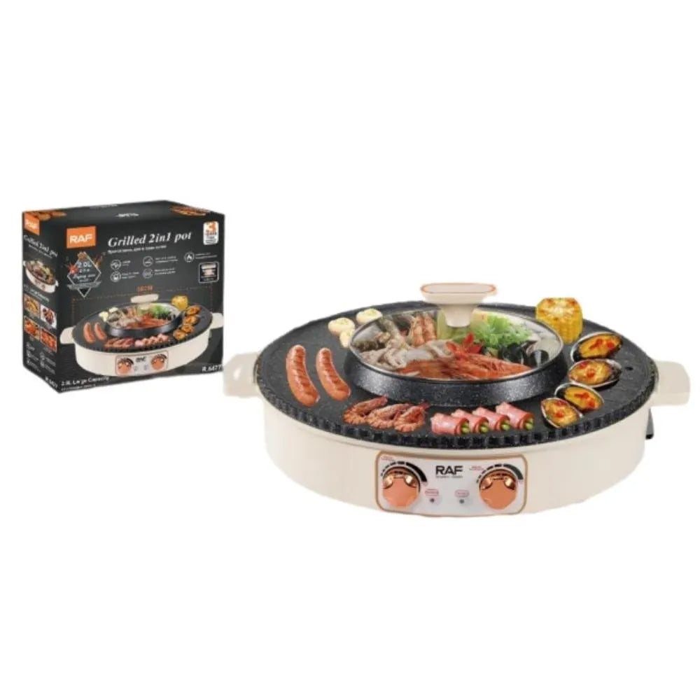 PARRILLA COREANA 2 EN 1 MULTIFUNCIONAL R.5477